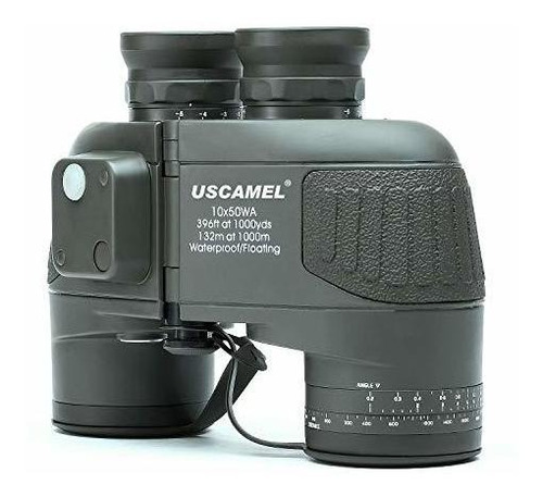 Binoculares Uscamel 10x50 , Con Brujula Telemetro Bak4 Prism