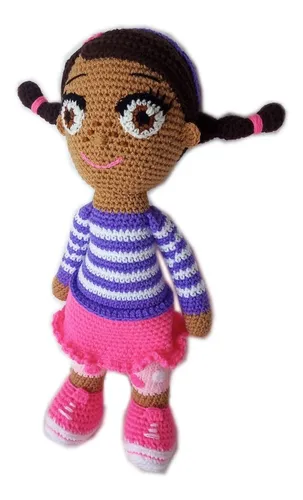 Mu eca Amigurumi Tejida Crochet Doctora Juguetes 45 Cm
