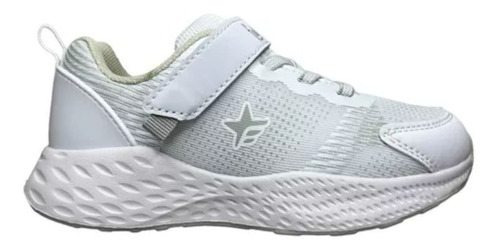 Zapatillas Footy Deportiva Blanca/gris Originales