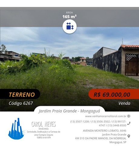 Imagem 5 de 20 de 6267 - Terreno 165m² Escriturado Mongaguá