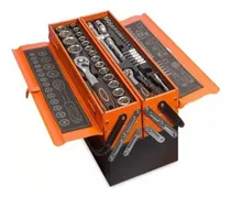 Comprar Caja De Herramientas Set 85 Piezas Plegable 5 Niveles Metal