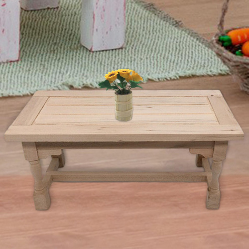 Mesa Auxiliar De Madera En Miniatura Para Muebles De Hogar