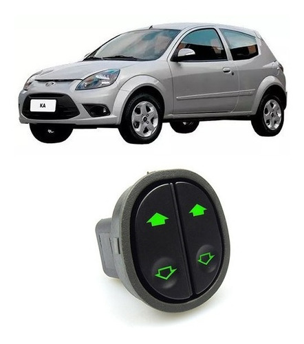 Botao Interruptor Vidro Eletrico Novo Ford Ka 08/... Duplo