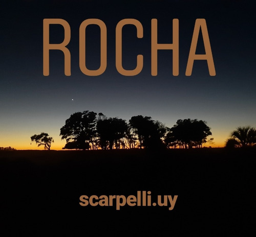 Venta Terreno Rocha Laguna Garzón Ruta 10 Oceano Jose Ignacio Costa A Laguna