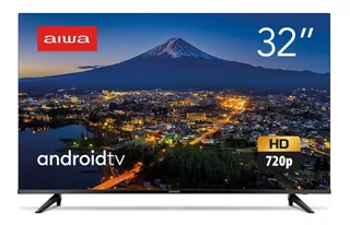 Smart TV Aiwa AWS-TV-32-BL-02-A IPS Android 11 HD 32" 110V/220V