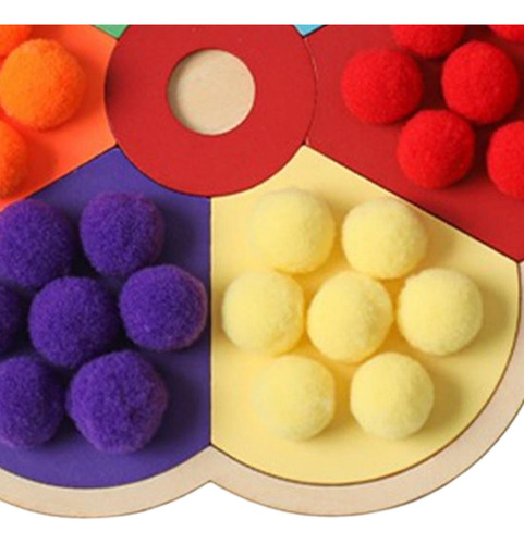 Rainbow Peg Board Juego De Clasificación De Colores Juego