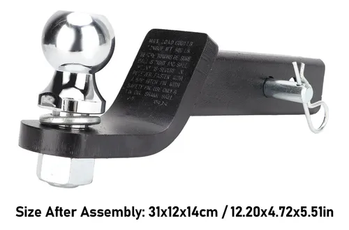 Kit De Enganche Esférico Para Remolque, 50 Mm, Acero De 2 Pu