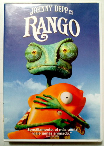 Rango Dvd Original Johnny Deep (Usado)