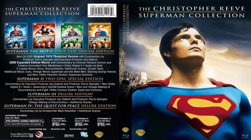 Superman Coleccion Christopher Reeve Blu Ray Oficial