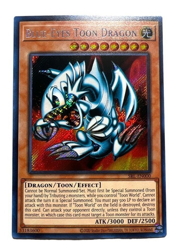 Yugioh Blue Eyes Toon Dragon Srl