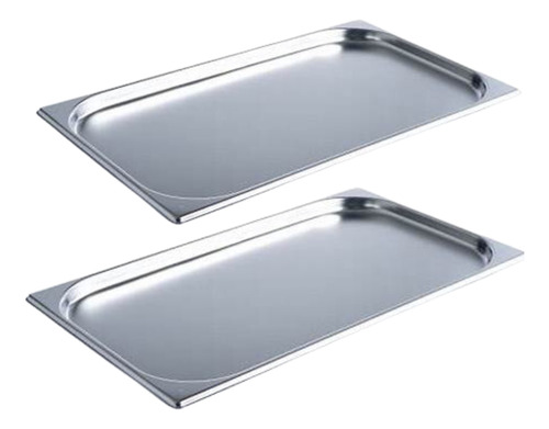 Gn 2 Unidades Cubas De Inox Richounds Buffet 1 / 1 De 20mm