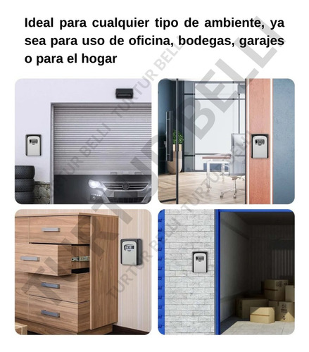 Caja Fuerte De Almacenamiento De Llaves O Tarjetas De Acceso