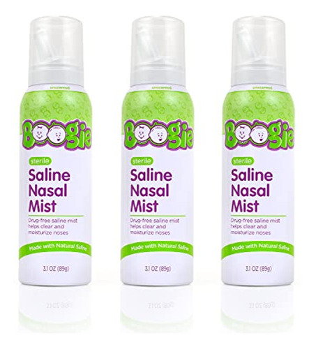 Suero Fisiologico  Spray Nasal Salino Para Bebés De Boogie M