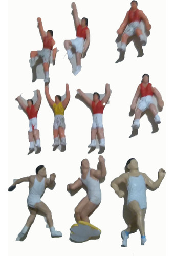 Muñecos Figuras Deporte Para Maqueta Escolar (Usado)