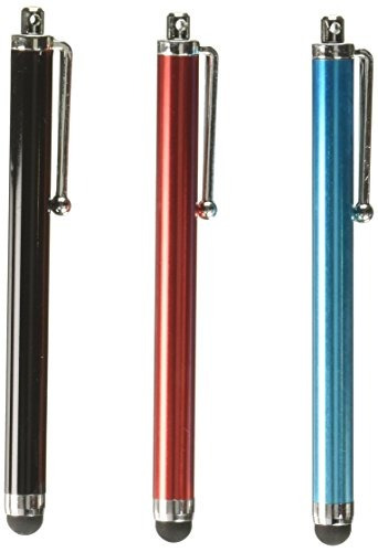 3 Piezas Aqua Blue / Black / Red Stylus Capacitivo / Stylus 