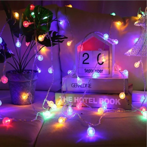 Imagen 1 de 2 de Led Bolitas Cristal Guirnaldas 1,5mts