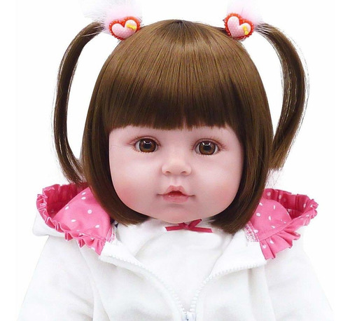 Muñeca Pinky 24 inch 61 cm Lovely Reborn Baby Girl Dolls Mnc