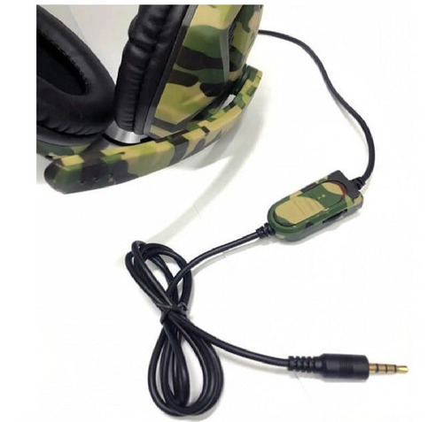 Imagem 4 de 5 de Headphone Gamer Camuflado Para Pc Ps4 Xbox 360 One Nintendo