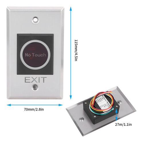 Sistema De Control De Acceso, Sensor De Infrarrojos, Retroil