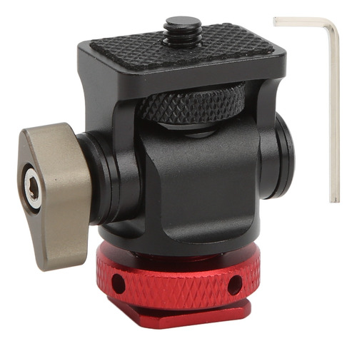 Imagen 3 de 10 de Mini Adaptador De Zapata Fría De Cabeza Esférica De Trípode