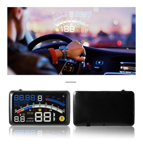 5.5 Hd Hud Carro Head Up Display Obdii Euobd