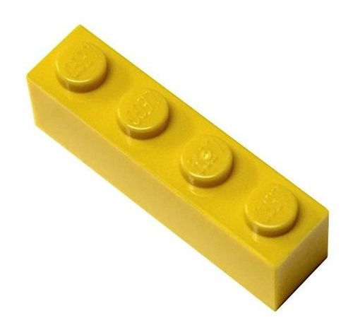 Lego Partes Y Piezas 1 X 4 Ladrillos Amarillos