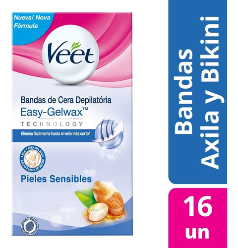 Veet Bandas Depilatorias Para Axila Y Bikini Piel Sensible