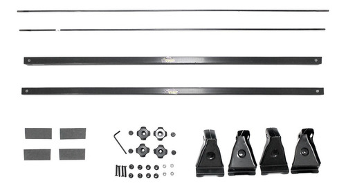 Imagem 3 de 6 de Rack Bagageiro Teto Uno 05 06 07 08 09 10 11 12 13 4 Portas