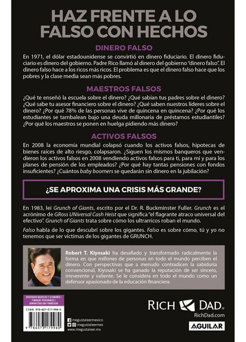 Libro Falso Kiyosaki Robert T. Aguilar 