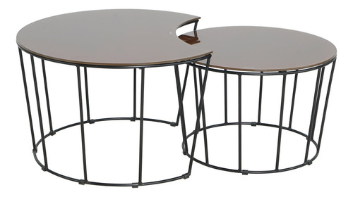 Mesa De Centro Tero Nogal Këssa Muebles