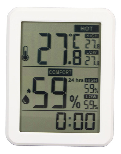 Termómetro De Ambiente, Medidor De Temperatura Y Humedad Mul