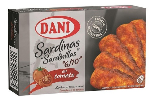 Sardinas En Salsa De Tomate Dani X 90 Gr