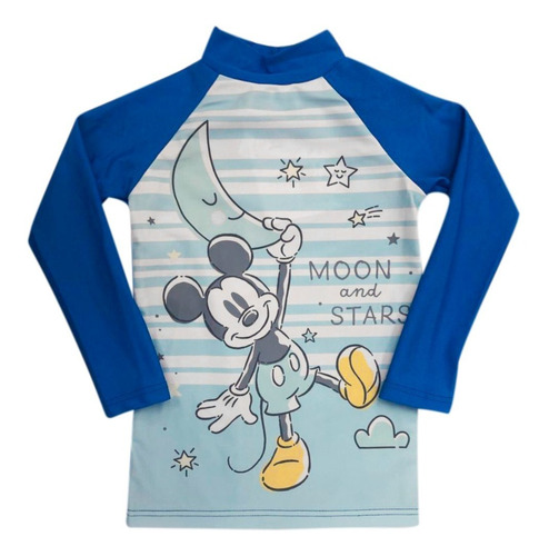 Remera Uv Malla Bebé Mickey Y Minnie Varios Diseños