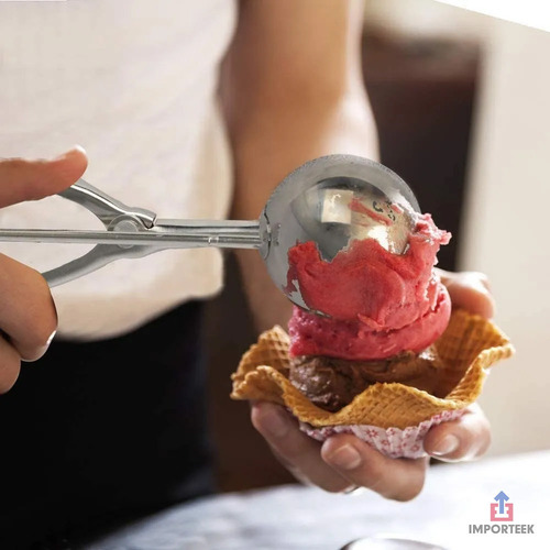 . Cuchara Servidor Bolas Helado Nieve Acero Inoxidable Hogar