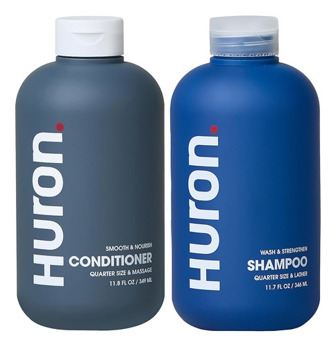 Huron Mens Shampoo & Conditioner Set - Aroma Limpio Y Vigori