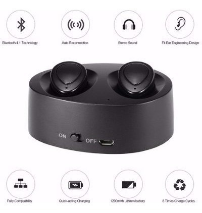 Auriculares Micrófono Bluetooth Stereo 4.1 -iPhone Y Android