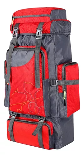 Mochila Camping Viaje Trekking Mochilero Everlast 70+10 Litros