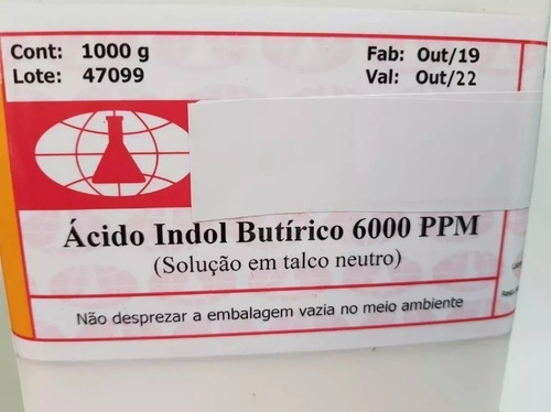 Ácido Indol Butírico Aib Pó Enraizador Hormônio 6000ppm 50g