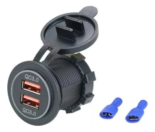 Dual 2 Usb Toma 2.1a Puerto Zócalo Cargador Adaptador