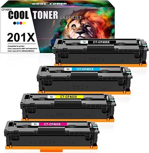 Cartucho De Tóner Compatible Con Hp 201x 201a Cf400x Cf400.