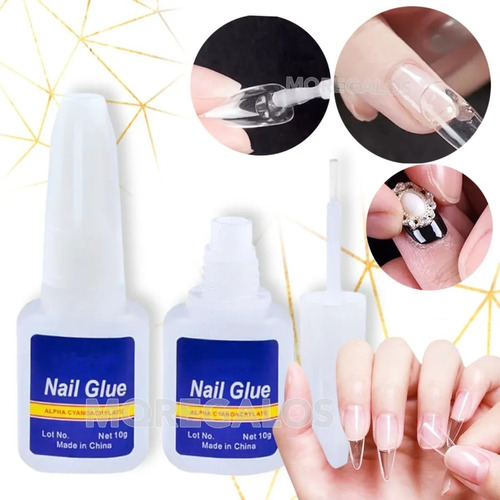 Pegamento Nail Glue Uñas Postizas Tips Deco Strass Conpincel