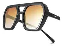 Comprar Anteojos Sol Infinit Lyon Negro Lente Espejada Naranja Lyon Suave Espejada Naranja Degrade - Gold Org Negro Brillante ( Bs )