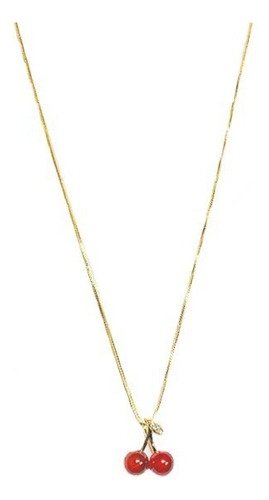 Collar De Cereza De Alta Gama, Moda Con Temperamento
