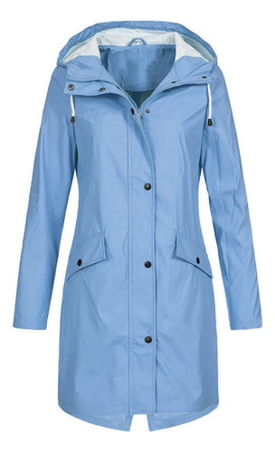 Chubasquero Impermeable Con Capucha Para Mujer