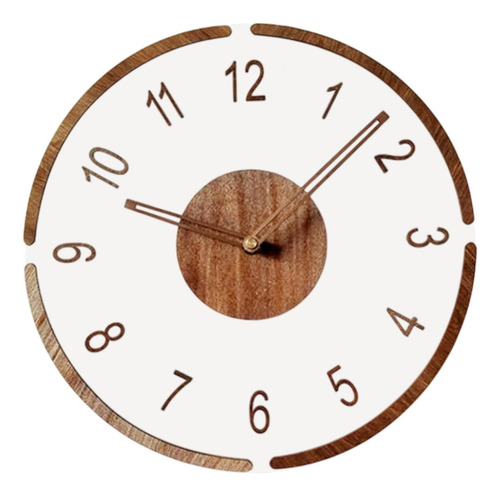 Reloj Colgante De Pared Fácil De Leer, 12 Números
