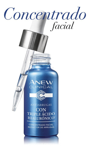 Avon Anew Clinical Concentrado Triple Acido Hialurónico 