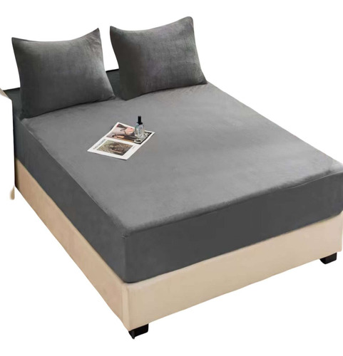 Cubre Colchon Protector Impermeable Plush 2 Plazas