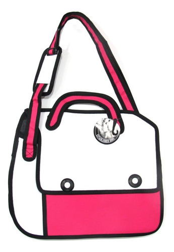 Morral Bolso Hombre Mujer Niños Fight Teramachi Color Fucsia