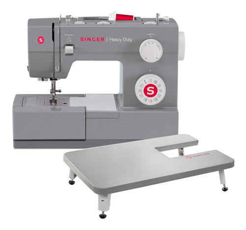 Máquina De Coser Singer Heavy Duty 4432 Con Mesa