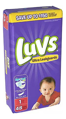 Paales Desechables Para Bebes Luvs Ultra Leakguards, Tamao